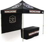 Custom printed tent